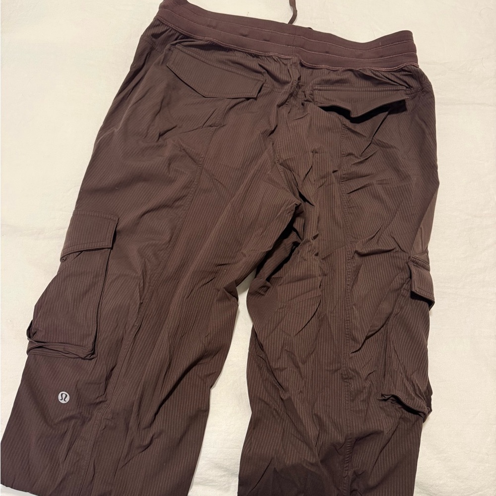 lululemon athletica Dark Brown Ribbed Track Jogger Pants - Picture 3 of 5